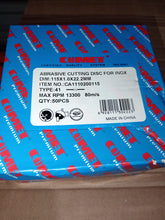 Cargar imagen en el visor de la galería, DISCO CORTE INOX CUMET 4 1/2 PULG
