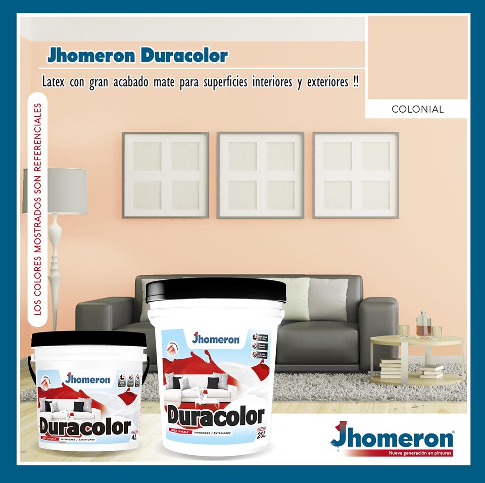 Latex Acrílico DURACOLOR Jhomeron MATIZADO