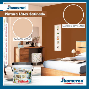 Latex Acrilico SATINADO Jhomeron MATIZADO O GRANEL