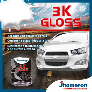 Esmalte Acrílico 3K GLOSS Jhomeron 1/2 gal